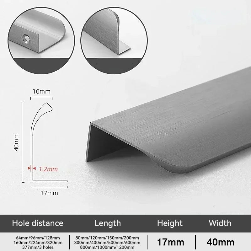 Aluminium Cabinet Handle
